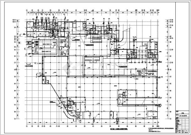 某小区高层框架结构地下室含人防给排水设计图-图二