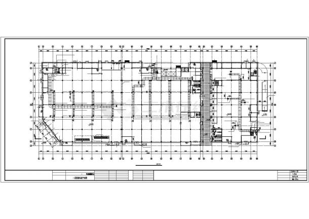某购物中心商场大楼空调设计cad平面施工精美图-图二