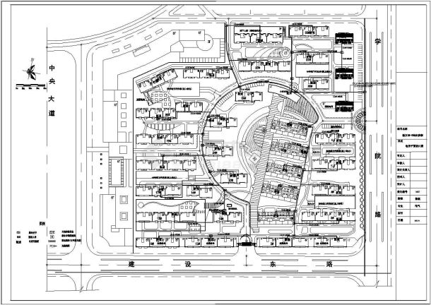 8个不同类型住宅小区规划设计方案图纸-图二