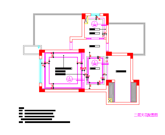 某欧式简约二层别墅装修施工图附效果图_图1