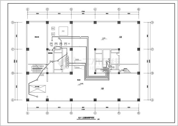 某地区18层商住楼电气全套设计cad施工图-图二