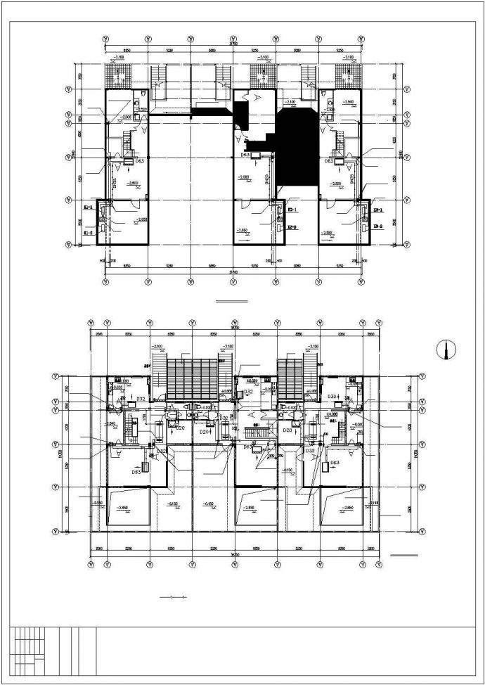 别墅多联空调设计cad线路管线施工方案详细图_图1
