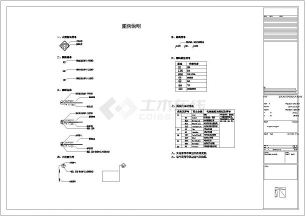 东莞4层万科松山湖1号花园别墅装修平面施工图-图一