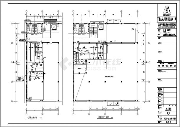 某二层洁净厂房电气设计全套施工图-图二