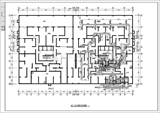 陕西34层高层住宅楼暖通设计施工图-图二