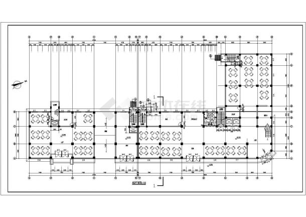 十三層綜合樓建筑施工设计方案全套CAD图纸-图一