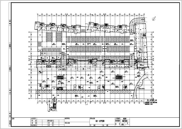 某2层商场酒店公寓地下停车建筑设计扩充图-图一