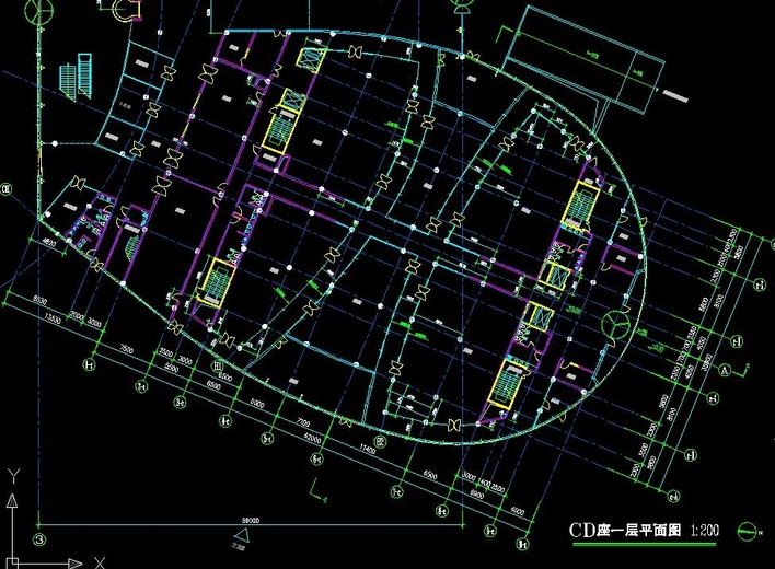 中关村软件园优秀建筑设计CAD图纸