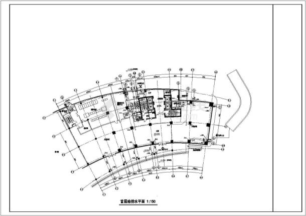 某栋二十层框架结构办公楼给排水消防工程施工图-图二