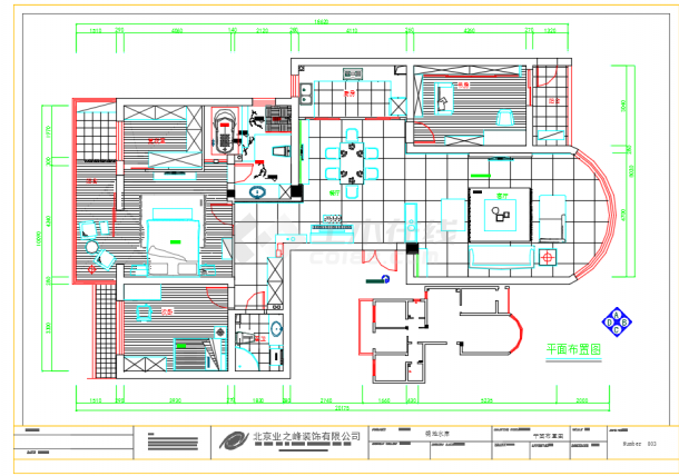 某现代风格三层别墅装修设计施工图（含实景照片）-图一