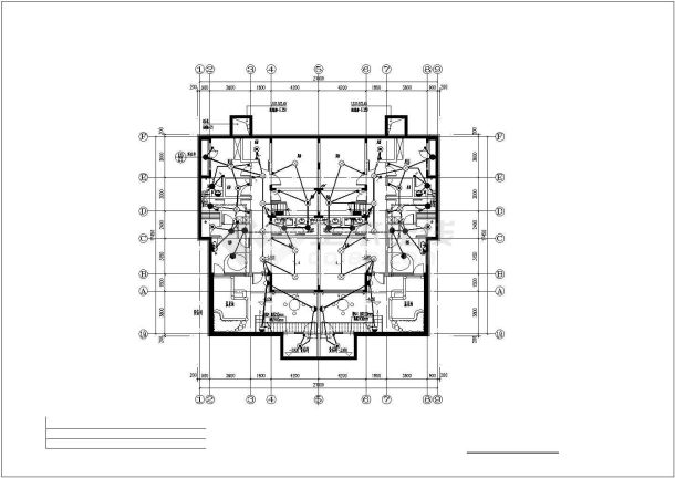 某二层小别墅电气施工图（带地下室）-图一