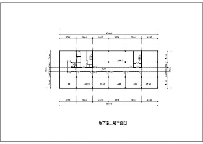 酒店平面建筑施工CAD设计图纸全套_图1