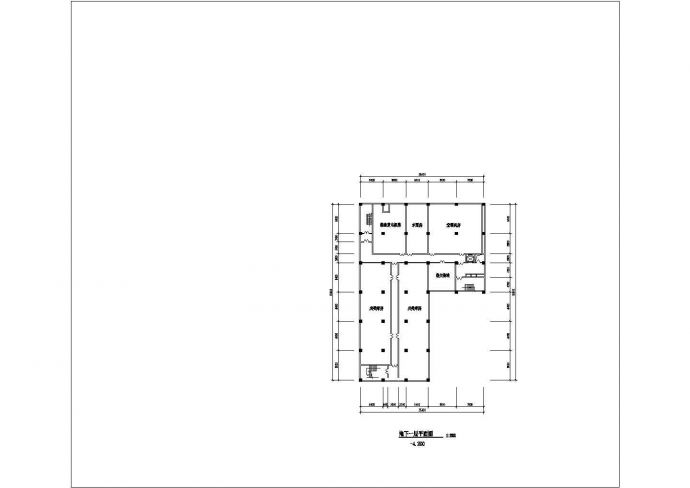 某商场建筑施工cad设计方案图纸_图1
