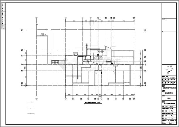 北京某高层住宅楼整套电气线路施工设计cad详细图纸-图一
