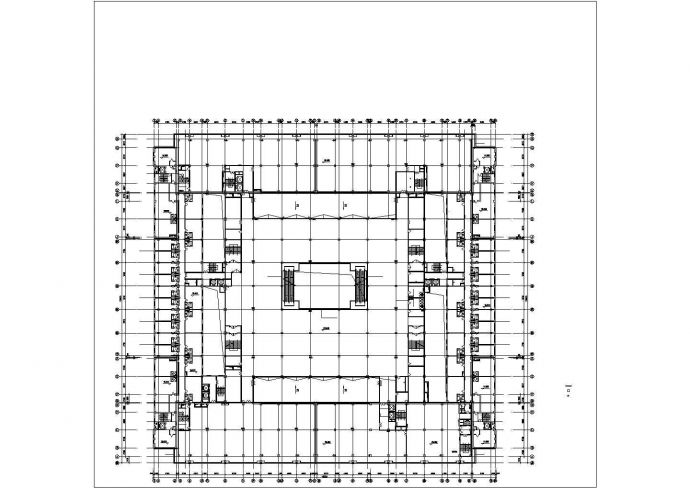 大型超市全套建筑设计施工CAD图纸_图1