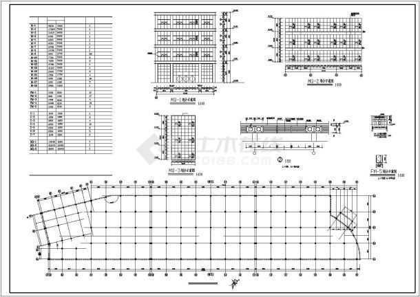 大型商场建筑全套cad设计图纸方案-图二