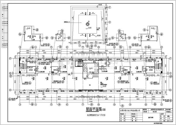 东莞某公司十五层框架结构办公楼建筑施工图-图一