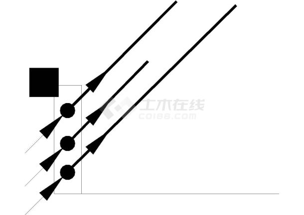 某地区大型超市电气cad图纸全套-图二