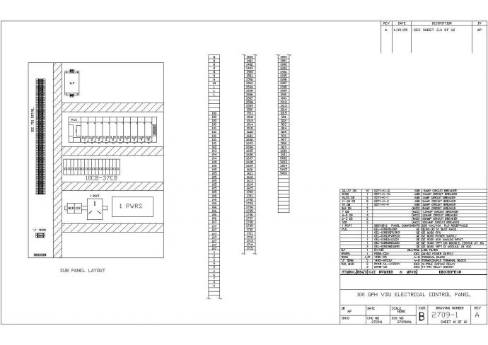 过滤器全套电气设计施工CAD图纸_图1