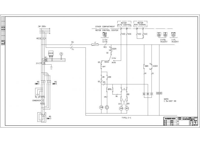 设备控制电气cad施工平面图纸全套设计_图1