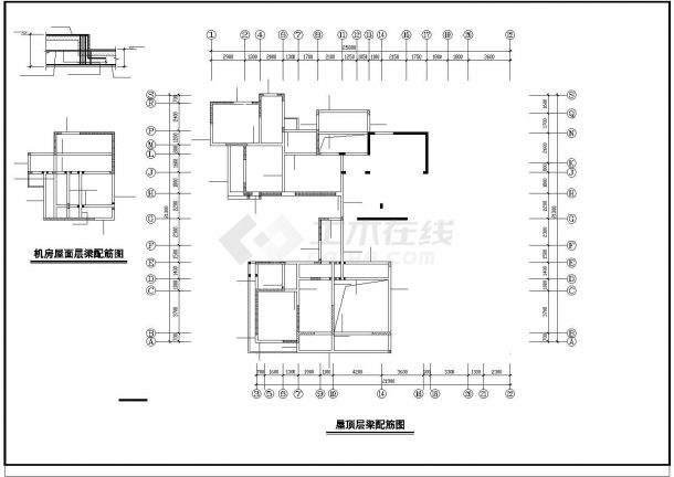 某18层剪力墙住宅结构cad施工建筑工程设计精简图纸-图一