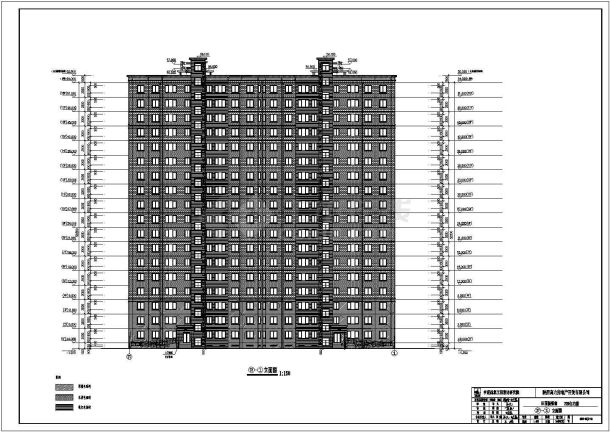 陕西省某18层剪力墙结构住宅建筑施工图-图一