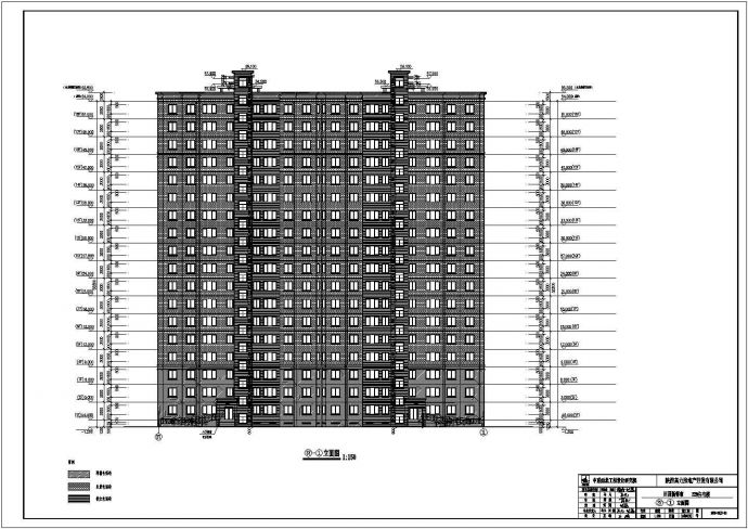 陕西省某18层剪力墙结构住宅建筑施工图_图1