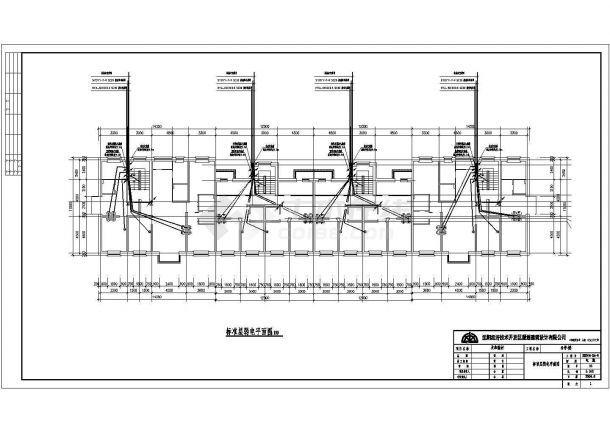 南部住宅楼电气设计施工CAD图纸及方案-图二