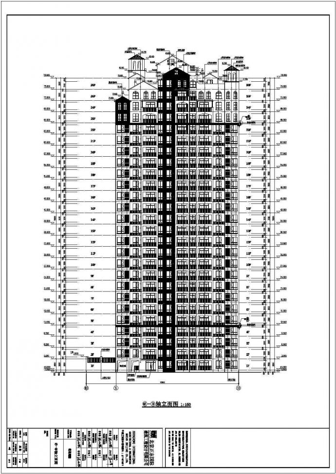 高层住宅楼鹭岛国际4#、5#建筑设计图纸_图1