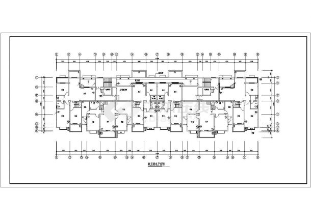 高层商住楼电气设计施工CAD图纸-图二