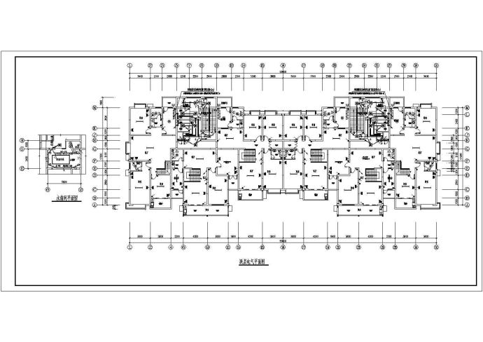 高层住宅电气初设设计施工CAD图_图1