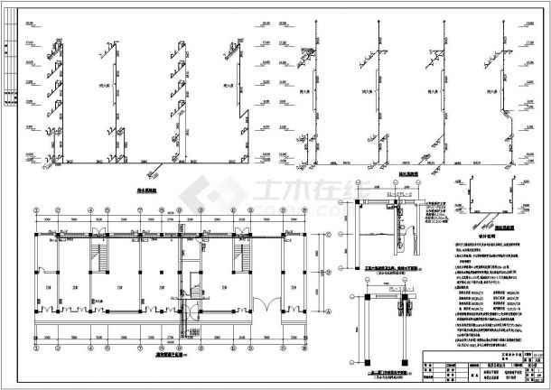 小区住宅楼电气设计施工CAD图纸及方案-图二