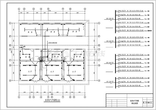 家装电气全套电气设计施工CAD图-图二