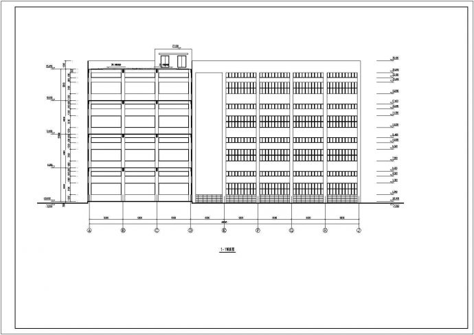 某地4层框架结构车间建筑设计施工图_图1