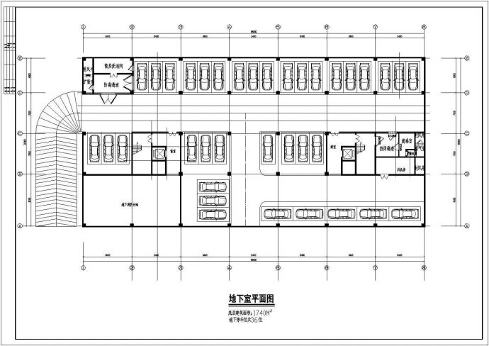 某集团十七层框架结构办公楼建筑方案图_图1