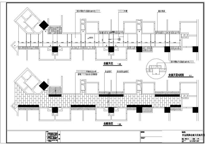酒店棋牌室装修设计方案CAD施工图_图1