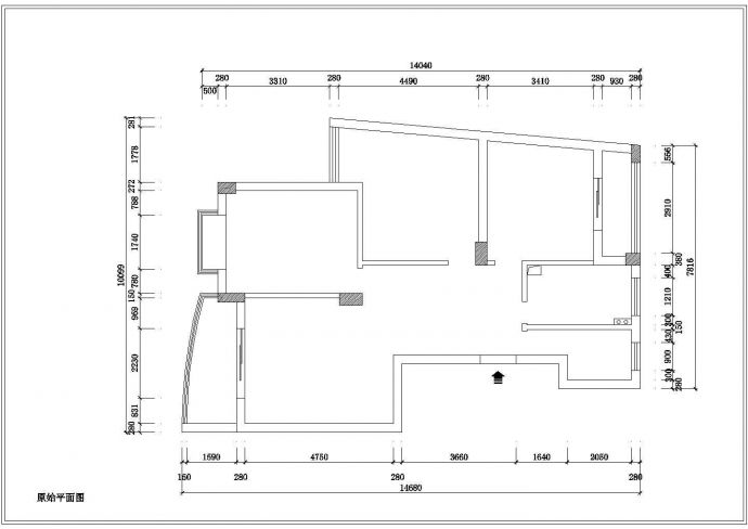 一套大型两居现代风格别墅建筑施工图（含效果图）_图1