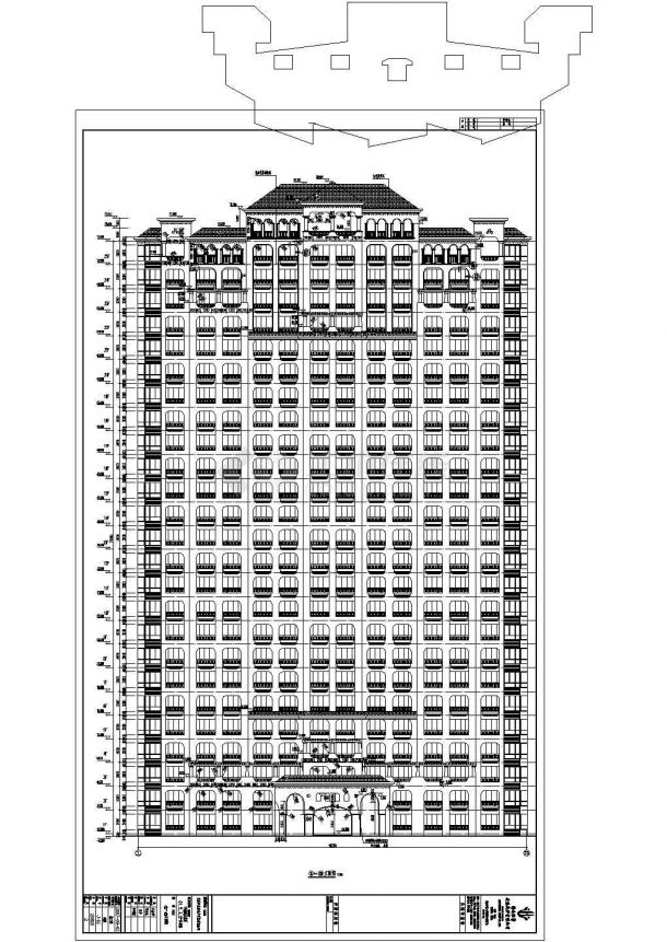 海南某二十五层剪力墙结构住宅建筑施工图-图二