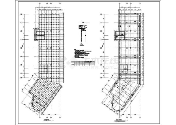 河南省15层框架剪力墙结构医院初步设计结构图纸-图一