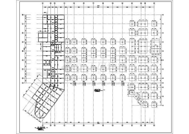河南省15层框架剪力墙结构医院初步设计结构图纸-图二
