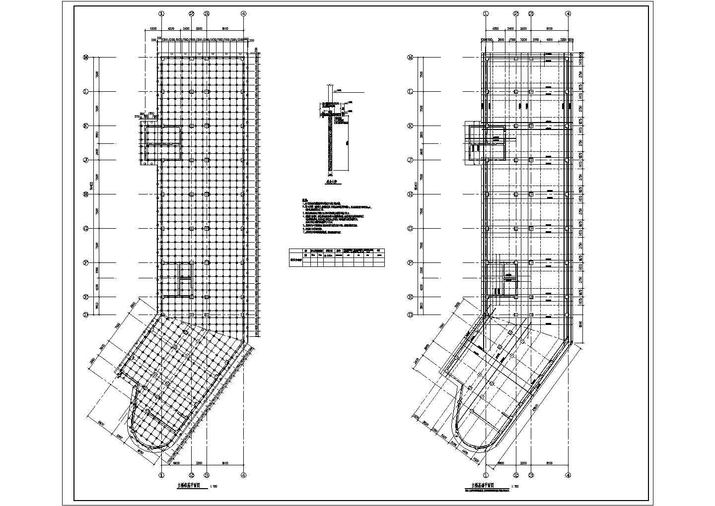 河南省15层框架剪力墙结构医院初步设计结构图纸