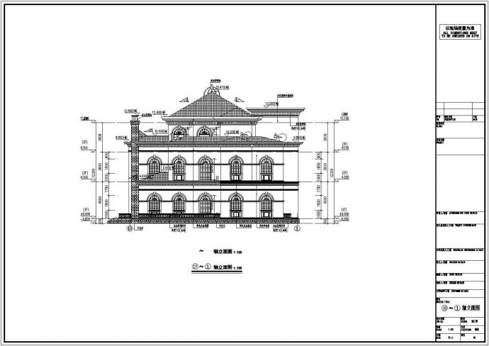 某地区的2#别墅建施的设计方案图1_图1