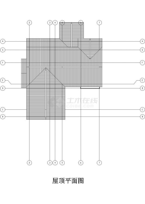 别墅模型图纸（BIM学习资料）-图二