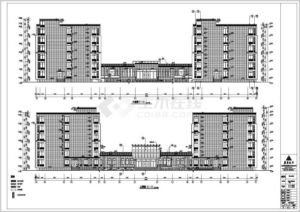 徐州某六层框架结构宿舍楼全套建筑施工图-图二