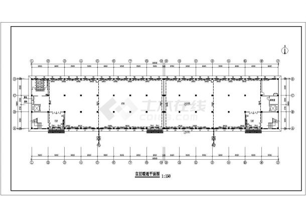 保定4层鞋厂厂房给排水设计施工图-图二