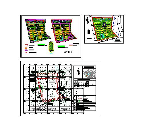 居住小区地形建筑规划图（节点详细）_图1