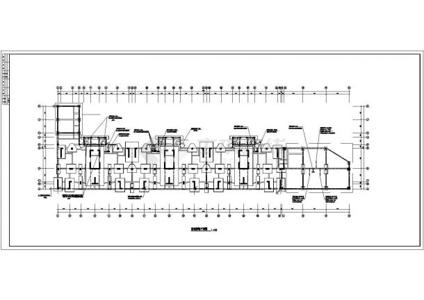 北京一高层住楼电气施工CAD图纸-图一