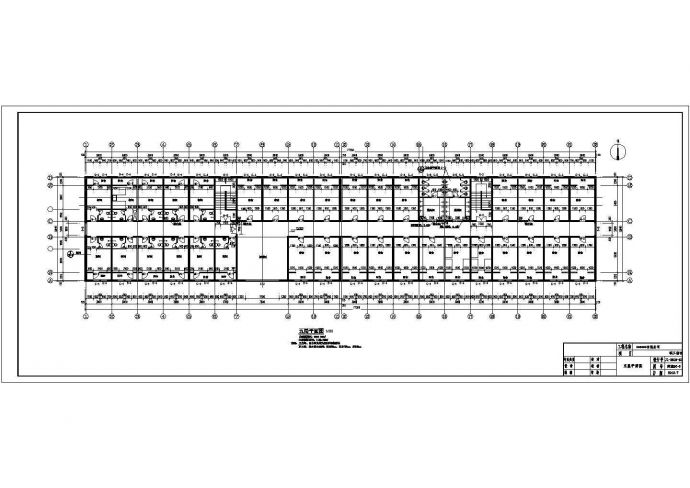 某公司五层框架结构宿舍楼电气设计施工图_图1