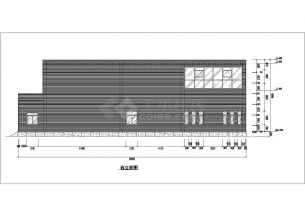  Some decoration drawings and renderings of a sales office of Baoji 2nd floor frame structure - Figure 2