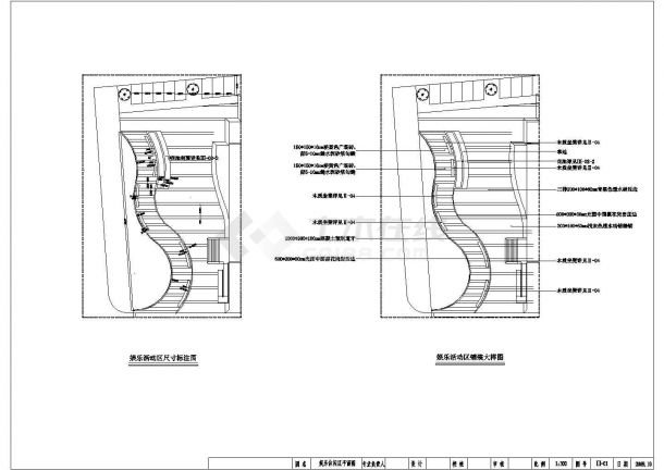 某地奥林匹克体育公园景观园林CAD设计施工图-图二